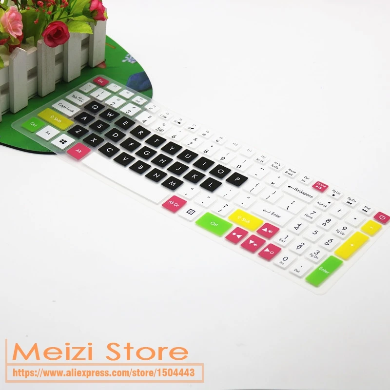 15.6 17 inch Laptop Keyboard Protective Cover skin Protector for Acer VX5 VX15 591G 592G 593G VN7 VN7-593 RH31 AN515 | Компьютеры и