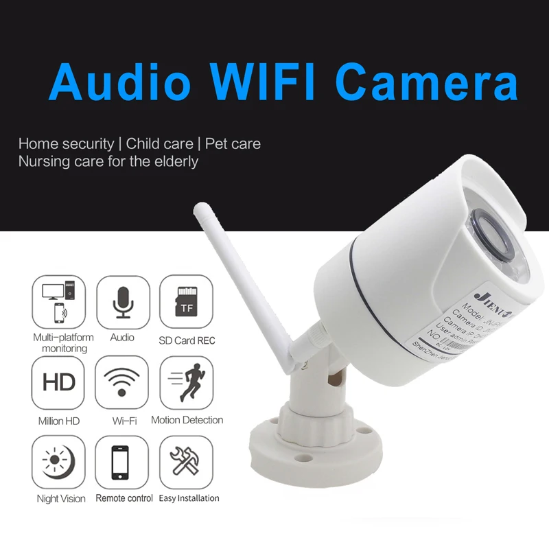 JIENUO, ip-камера, Wifi, 1080 P, 960 P, 720 P, Cctv, беспроводная, для безопасности, для улицы, водонепроницаемая, HD, для наблюдения, аудио, Мини, домашняя, IPCam, инфракрасная