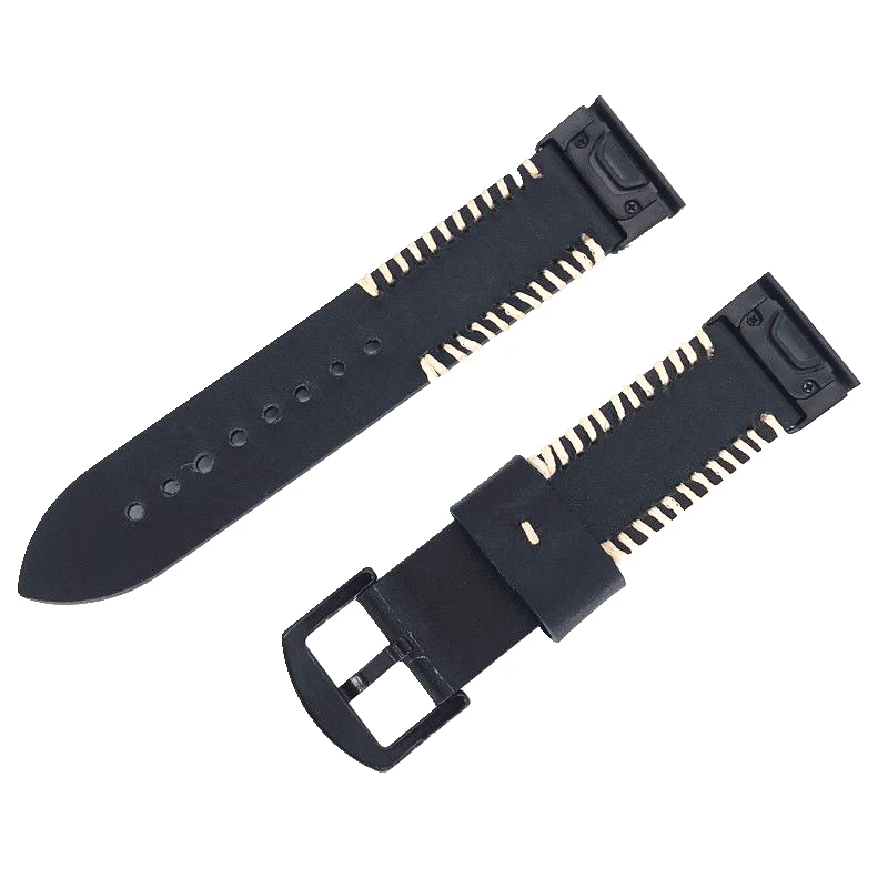 26 мм Garmin Quick Release Easy Fit Натуральная кожа браслет замена ремешок с нержавеющей металлической пряжкой для Fenix 5X/Fenix 3