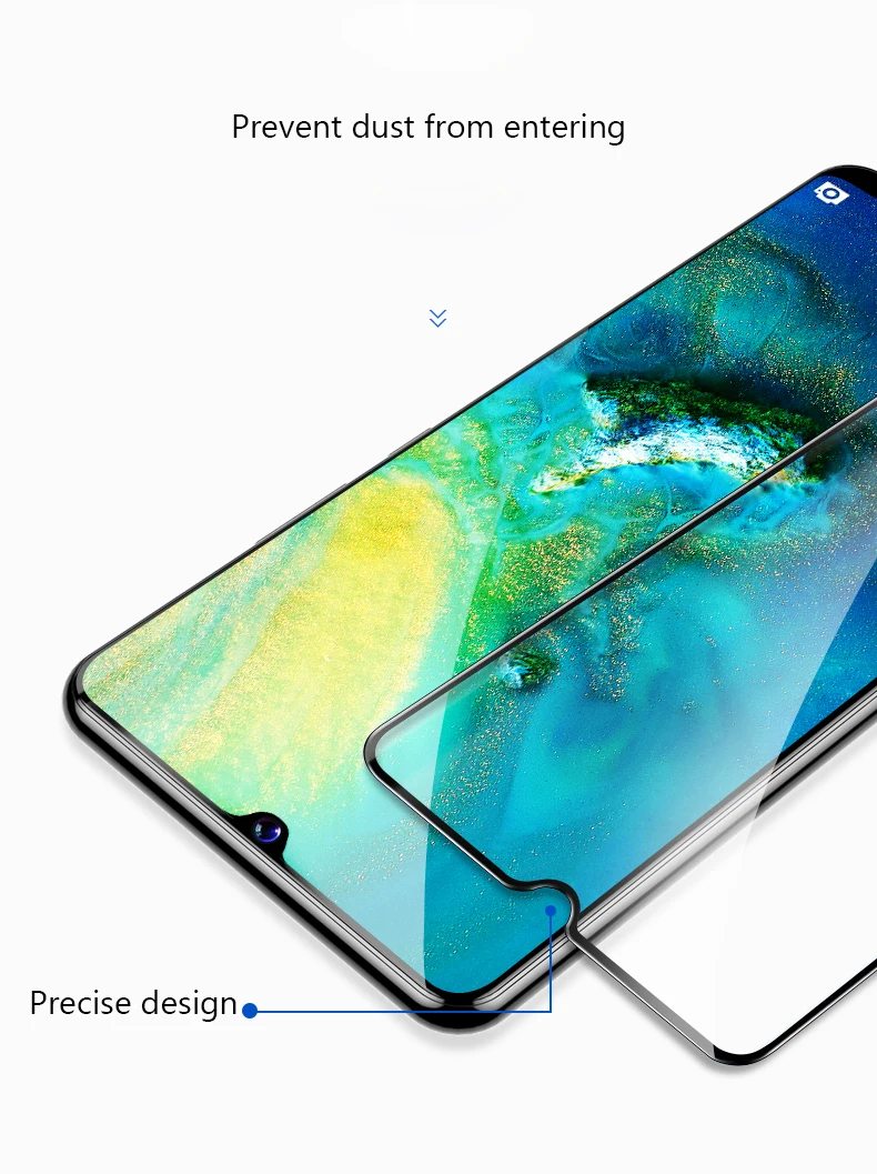 CHYI полное клеевое стекло для huawei mate 20 защита экрана не блокирует экран дисплей 9H закаленное олеофобное покрытие mate 20X стекло