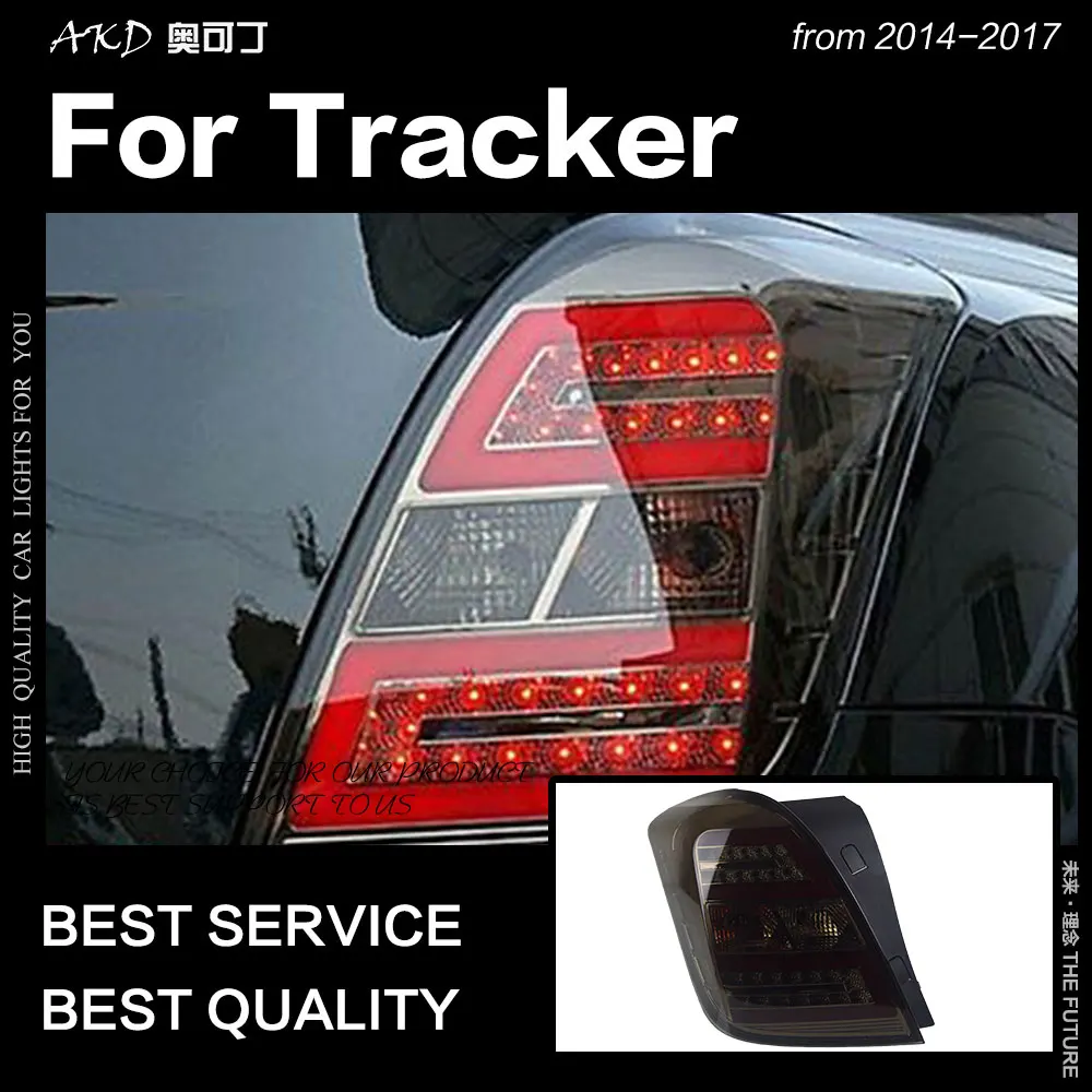 AKD автомобильный Стайлинг для Chevrolet Trax задние фонари 2013- трекер светодиодный задний фонарь светодиодный DRL сигнал тормоза заднего хода авто аксессуары