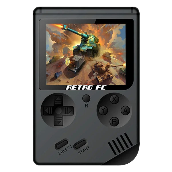 black Coolbaby RS-6 Ретро портативная мини портативная игровая консоль 8 бит 3,0 дюймов цветной ЖК-дисплей Детский Цветной игровой плеер Встроенные игры 168 - Цвет: black
