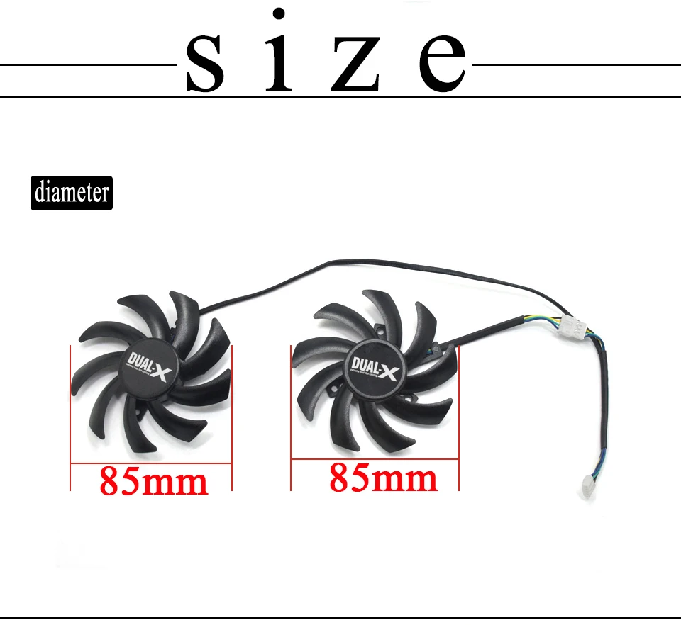 FDC10H12S9-C FD7010H12S 85 мм сапфир HD6850 HD6970 HD7870 2G HD7950 HD7970 R9 270X 280X Radeon VGA карты вентилятор охлаждения