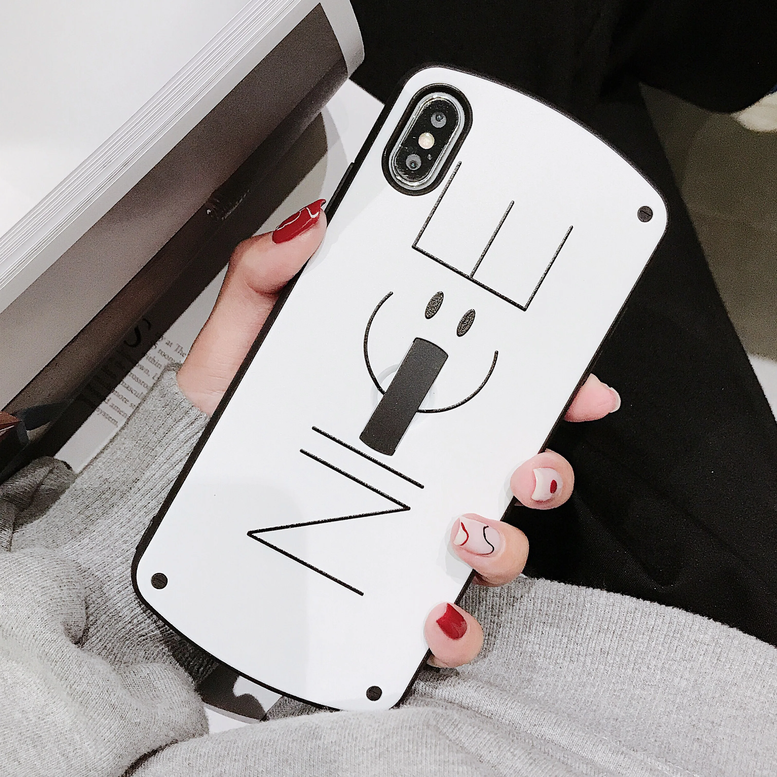 Скрытая подставка кольцо держатель телефона чехол для iPhone xs max роскошный X Xr