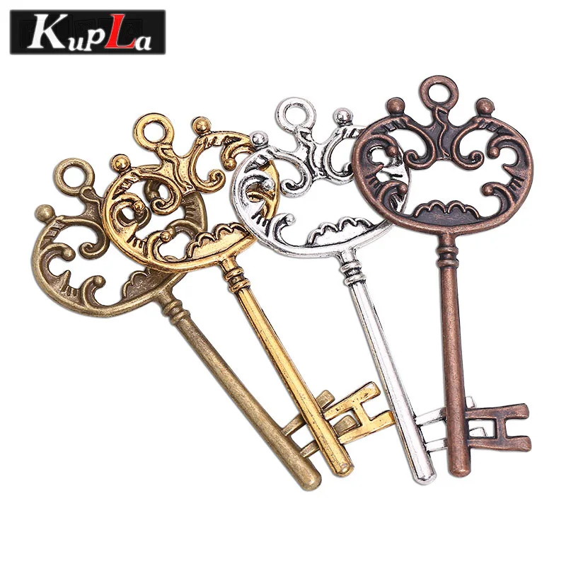 Винтажные подвески для ключей с БОЛЬШОЙ КОРОНОЙ DIY Металлические Подвески ручной