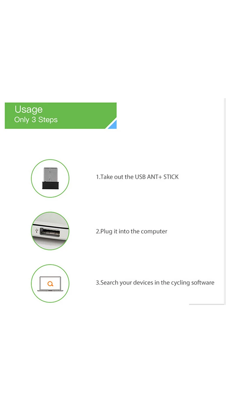 Мини-адаптер ANT+ usb-флешка адаптер ANT USB флешка адаптер портативный для Garmin для Zwift для Wahoo Велоспорт Garmin Forerunner