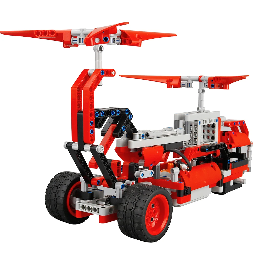 DIY RC автомобиль строительный блок высокая скорость внедорожный деформация дети