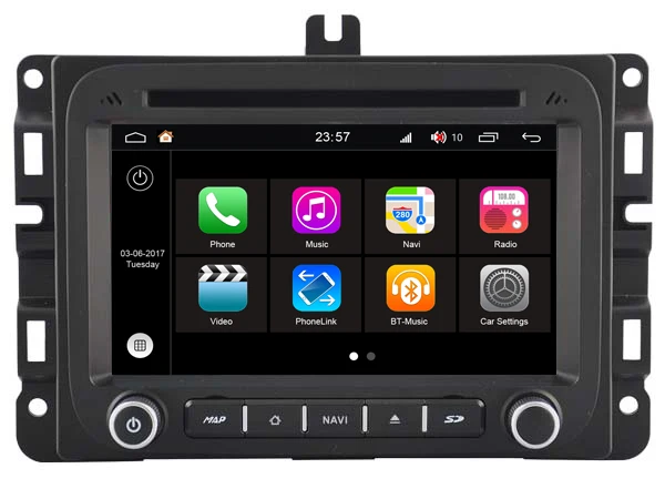 8-Core S200 Android 8 0 автомобиль gps DVD плеер для DODGE Оперативная память 1500 2014 автомобилей