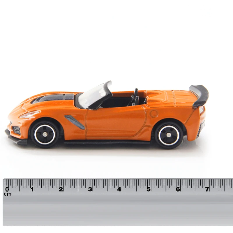 Takara Tomy Tomica 1/64 CHEVROLET CORVETTE ZR1Orange спортивный автомобиль металлический литой
