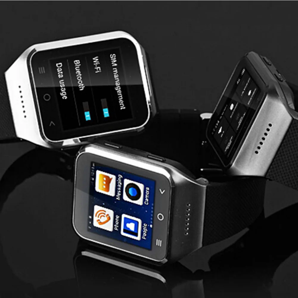 Android 4 двухъядерный смарт часы Horloge ZGPAX S8 Mobiele Telefoons Smartwatch Ondersteunt GSM 3G WCDMA Bluetooth Wifi