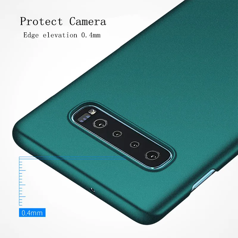 Luxury Simple Cover Protective Shockproof Phone Cases For Samsung Galaxy S10 Plus Ultra Slim Hard PC S10e Case | Мобильные телефоны