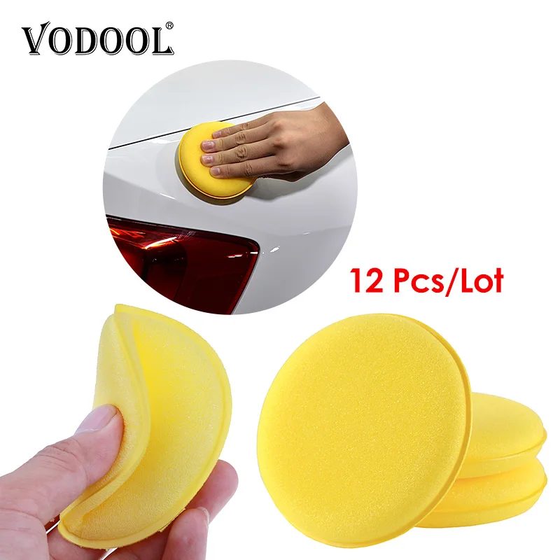 VODOOL 12 шт./лот Чистящая губка для мытья автомобиля коврик краски воск уход за