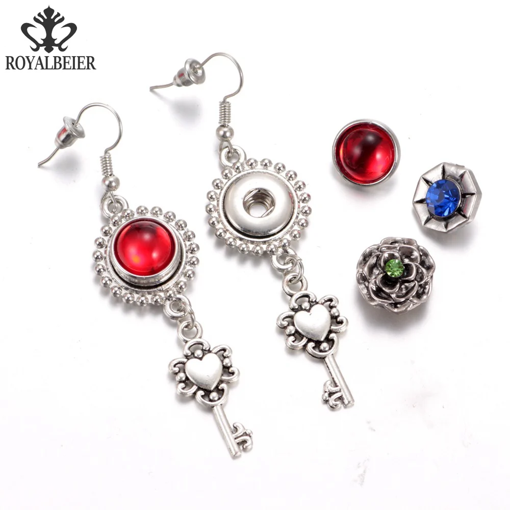 

RoyalBeier 12pcs/lot 12mm Glass Snap Button Mixed Tree of Life Black Cat Patterns Wedding Accessories For Snap Jewelry KZ1070