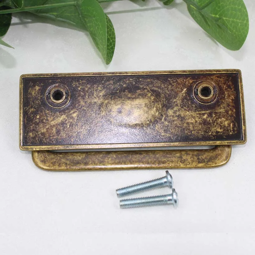 Desser pull бронзовая ручка для шкафа с выдвижными ящиками 64 мм античная латунь