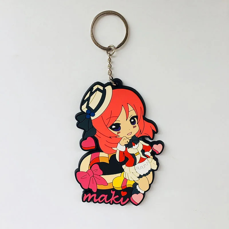 IVYYE 1 шт. LOVE LIVE серия аниме-брелок для ключей ПВХ Рисунок брелок милые игрушки брелок для ключей подарки на день рождения унисекс Новинка - Цвет: see chart