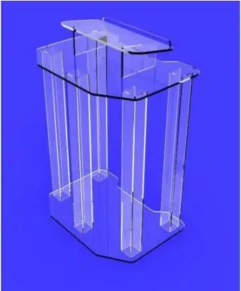 

FREE SHIPPING Acrylic pulpit / acrylic Podium / lectern / pulpit / acrylic