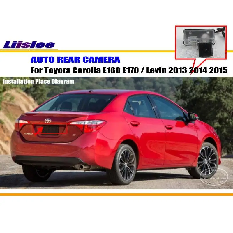 Автомобильная камера Liislee для Toyota Corolla E160 E170 / Levin 2013 2014 2015/камера заднего вида/NTST