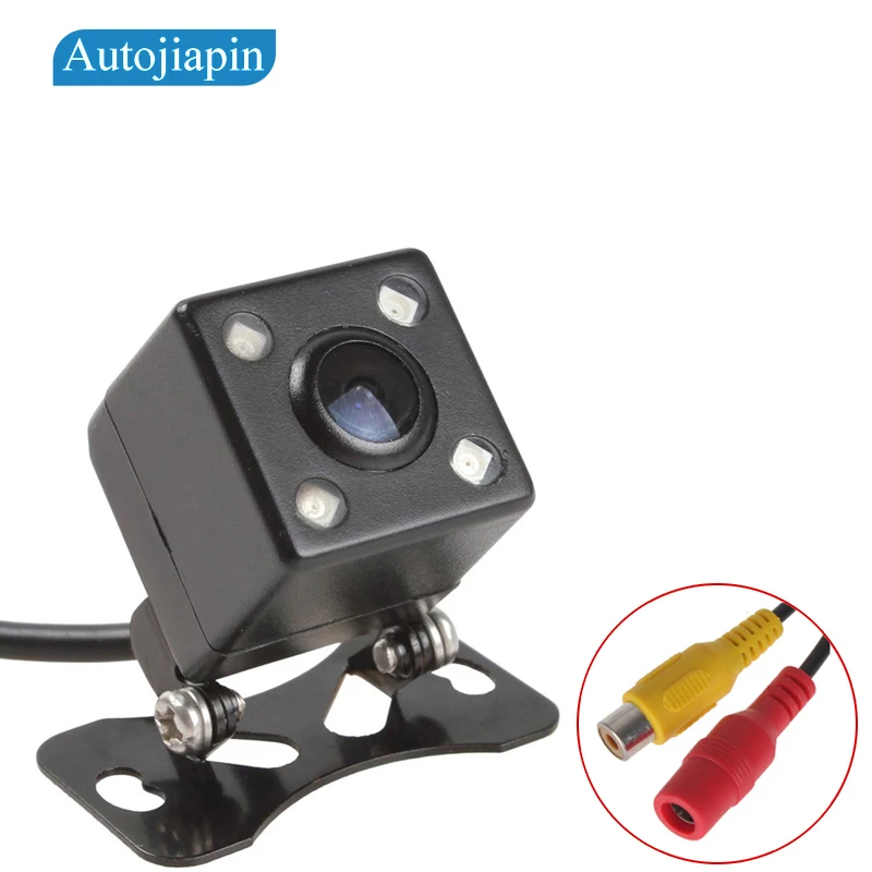 AUTOJIAPIN 4 светодиодный Ночное Видение заднего вида Камера Универсальный
