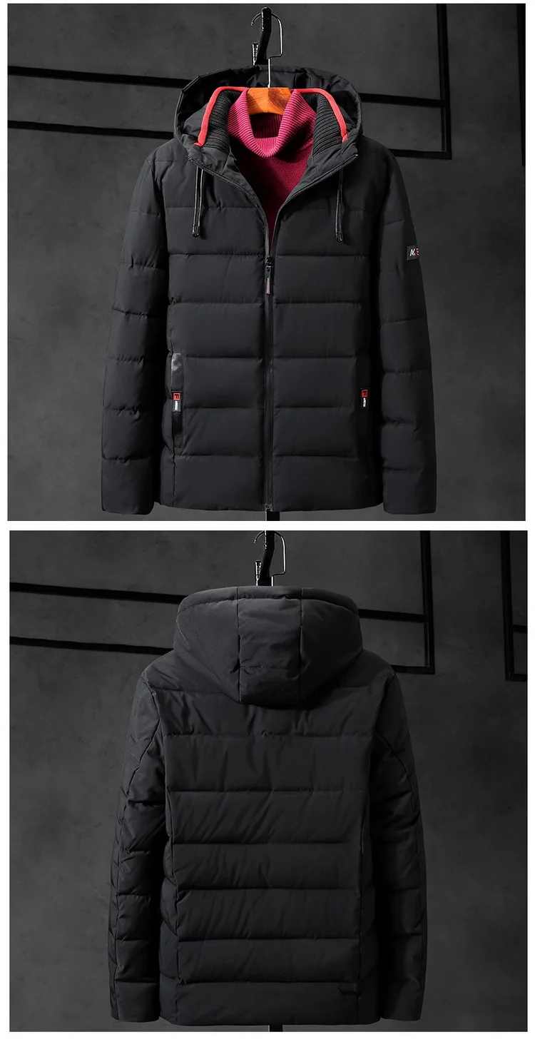 Размера плюс 4XL 5XL 6XL 7XL 8XL 9XL Для мужчин теплые ботинки с хлопковой подкладкой парка с капюшоном пальто 130