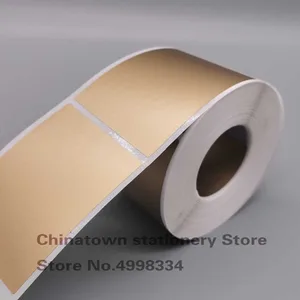 500 шт царапается стикер 50x70 мм золотой цвет пустой для открытки Обложка канцелярские сообщения свадьба игра стикер