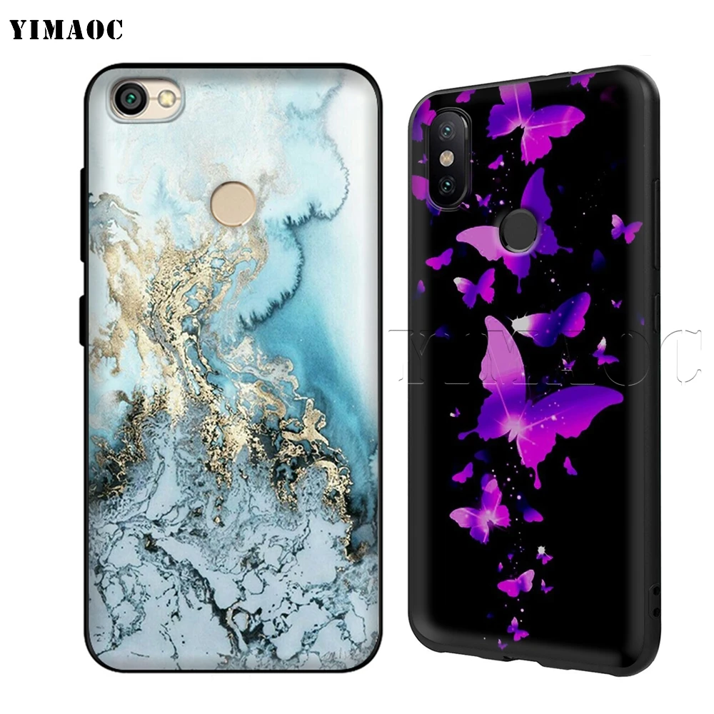Силиконовый чехол YIMAOC Emma Chamberlain для Xiaomi Redmi Note 4 4x 4a 5 5a 6 8 Pro Prime Plus | Мобильные