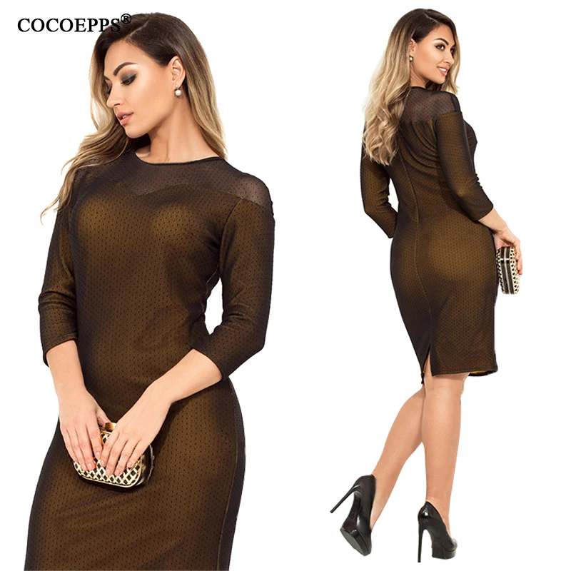 

Big Size Bandage Women Dress Large Size Mesh Patchwork Sexy Party Night Dress 5xl 6xl Plus Size Dress Spring Summer Vestido 2019