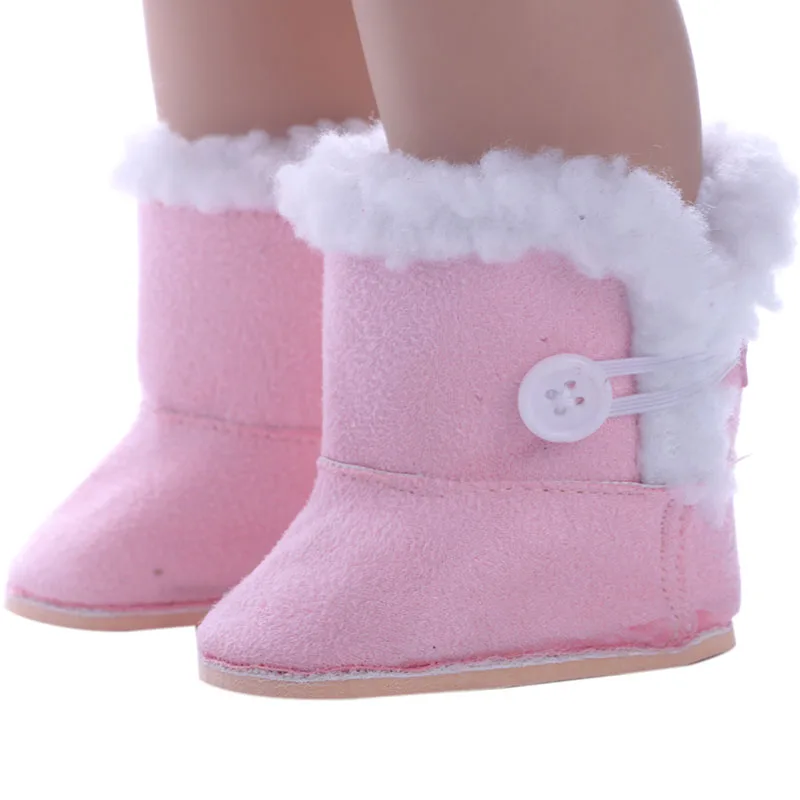 

Color Snow Boots For 18 Inch American&43Cm Baby New Born Doll Our Generation , For Baby Birthday Festival Gift