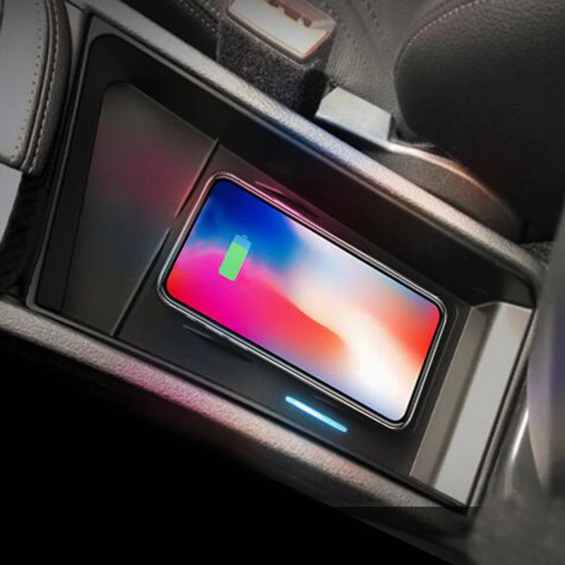 15 Вт автомобильное беспроводное зарядное устройство QI для телефона BMW X1 F48 X2 F39