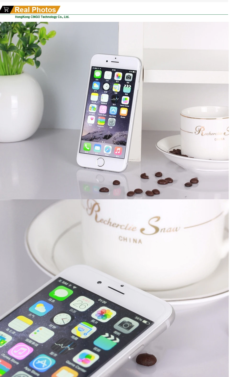 Разблокированный Apple iPhone 6 на базе IOS Dual Core 1,4 GHz, 1GB Оперативная память 16 Гб/64/128 ГБ Встроенная память 4,7 дюймов 8,0 МП Камера 3g WCDMA 4 аппарат не привязан к оператору сотовой связи для б/у мобильных телефонов