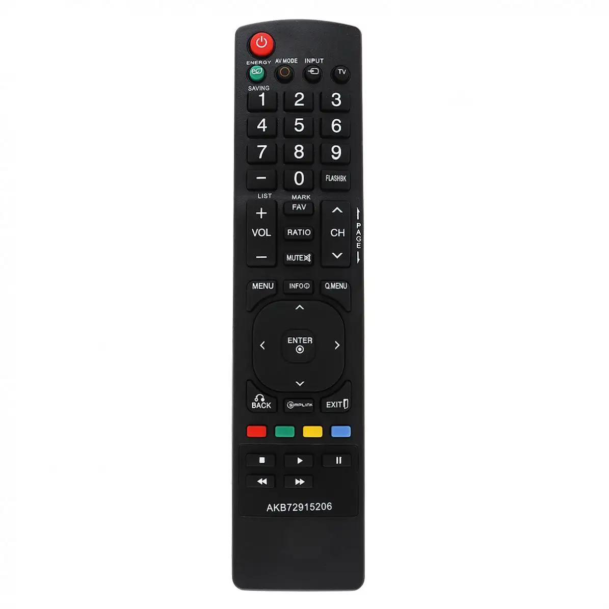 433MHZ IR Black Smart TV Remote Control with Long Transmission Distance for LG AKB72915206 / AKB73655806 AKB72915266 | Электроника