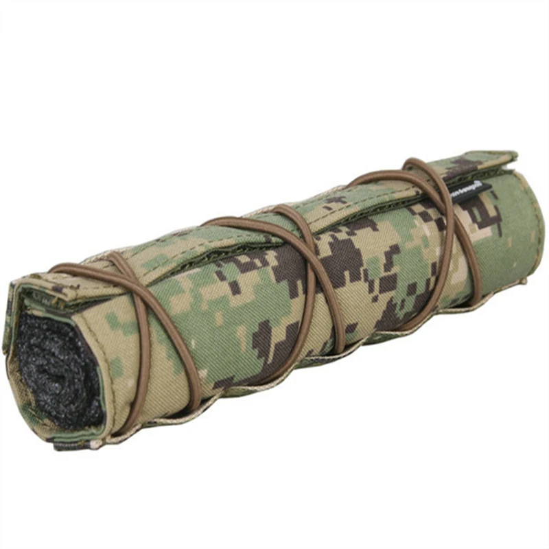 Тактический 22 см подавитель Mirage чехол EmersonGear Quick Release Airsoft аксессуар регулируемая крышка с ударным ремешком MC черный CB