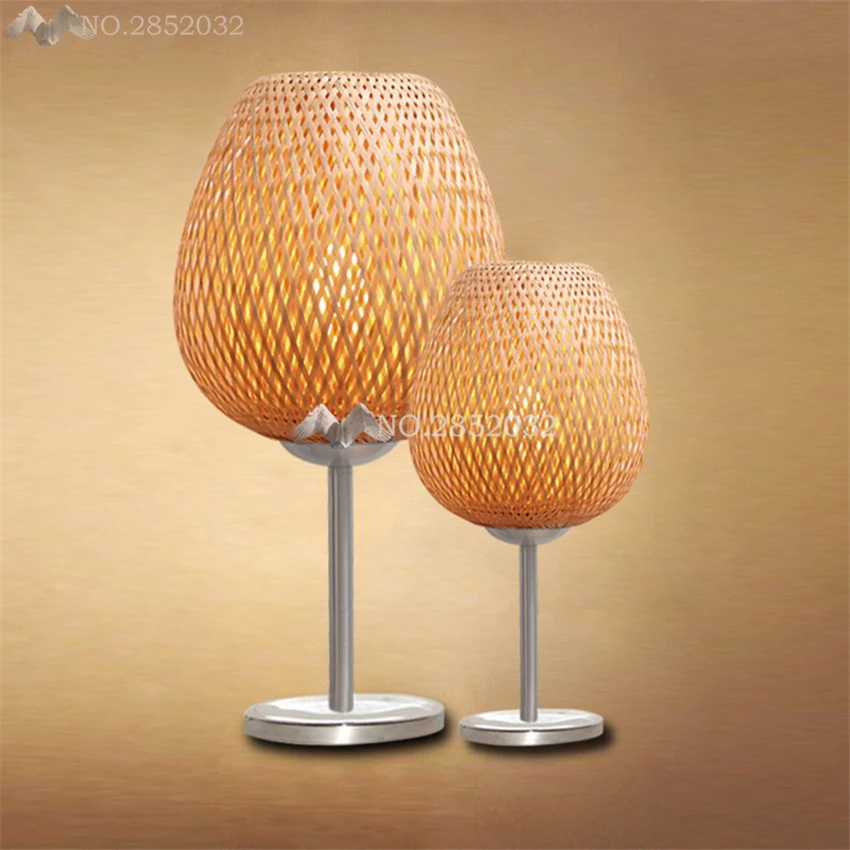 Юго Восточная Азия деревенский китайский стиль бамбук ручная работа настольная