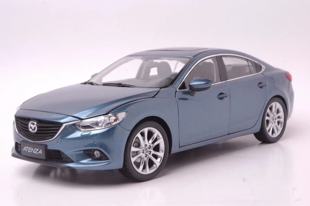 Модель литая автомобиля 1:18 для Mazda 6 Atenza Blue седан миниатюрная Коллекция