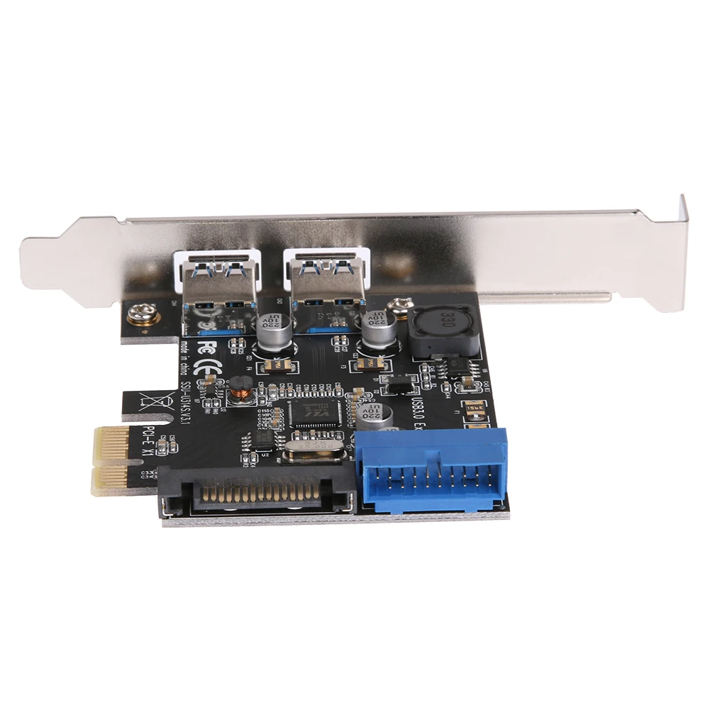 U3V14S 2 Порты и разъёмы 19Pin USB 3,0 карта PCI-e для внутреннего 20Pin Порты адаптер PCI Express 5,0 Гбит/с добавить на карту для портативных ПК