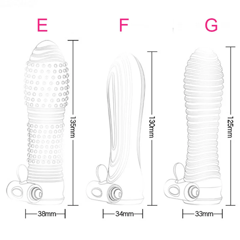 Многоразовый вибрирующий пенис с презервативом кольцо для увеличения пениса