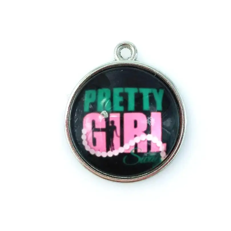 Смешанный стиль Delta Sigma AKA ZETA PHI BET Sorority fraternal Висячие Подвески с DIY модные женские мужские ювелирные изделия