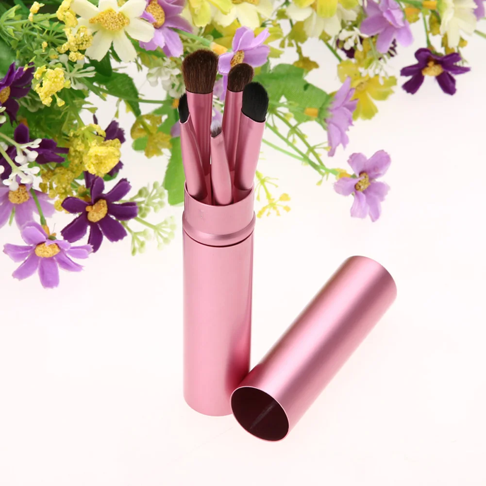 Набор кистей для макияжа глаз 5 шт. тени век губная помада подводка