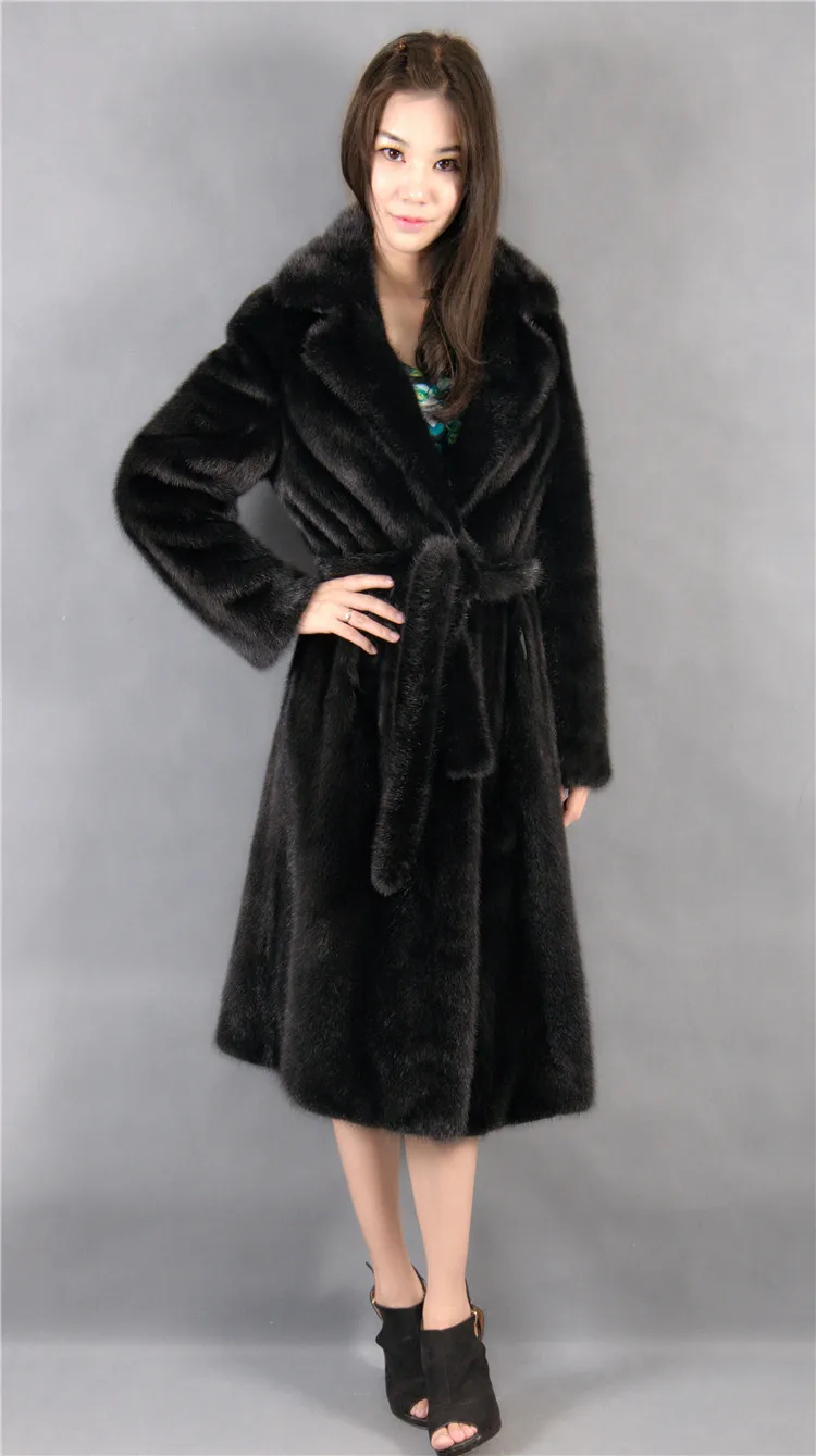 Arlene Sain женское датское пальто из меха норки с воротником и поясом бесплатная