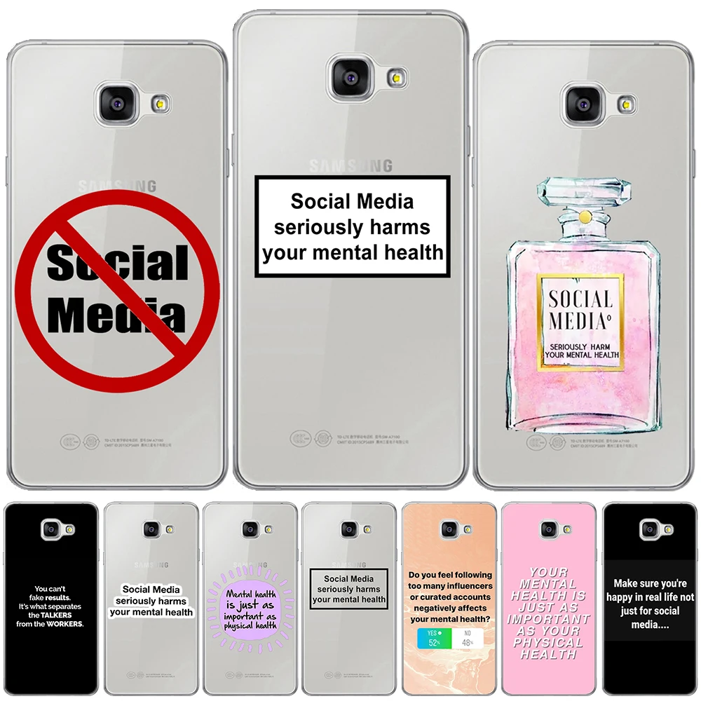 Мягкий чехол для Samsung Galaxy A3 A5 A7 2016 2017 A6 A8 Plus A9 Star 2018 A10 A20 A30 A40 A50 A70 социальные