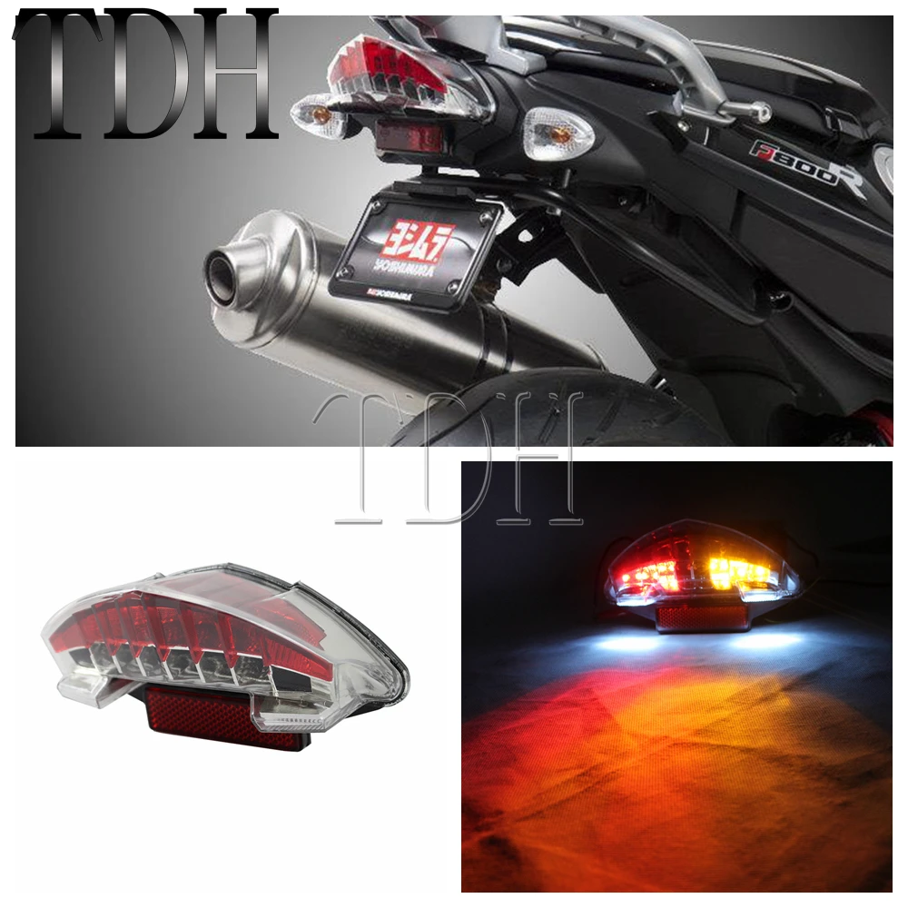 

Clear Motorcycle LED Taillight Rear Brake Lamp for BMW F800S F800ST F800GT K71 09-12 F800R K73 09-14 R1200GS K25 ADV K255