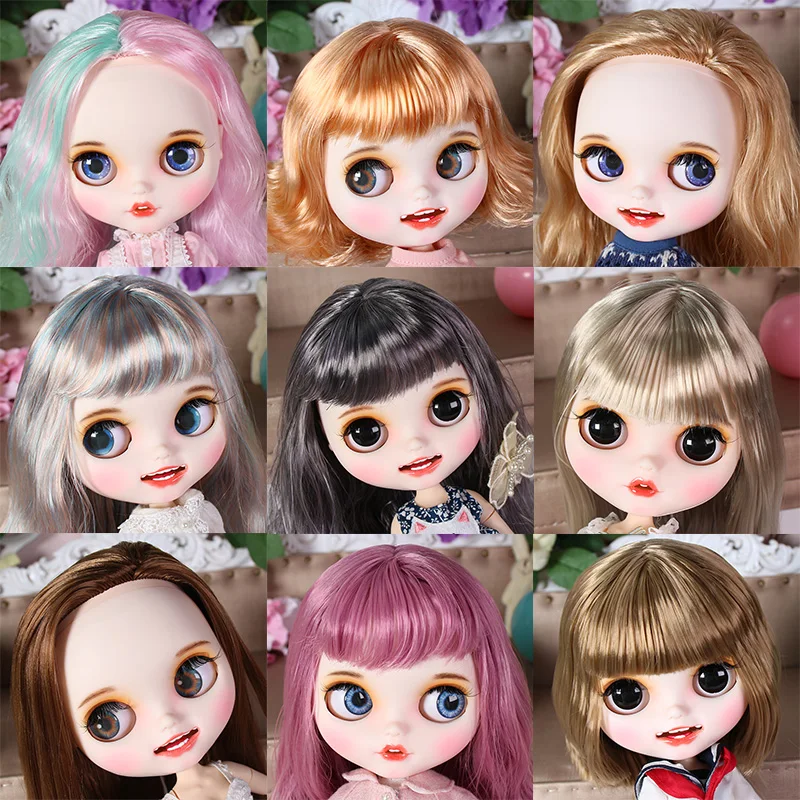 Ледяной DBS Blyth кукольные ручная роспись матовая лицевая сторона белая кожа костюм