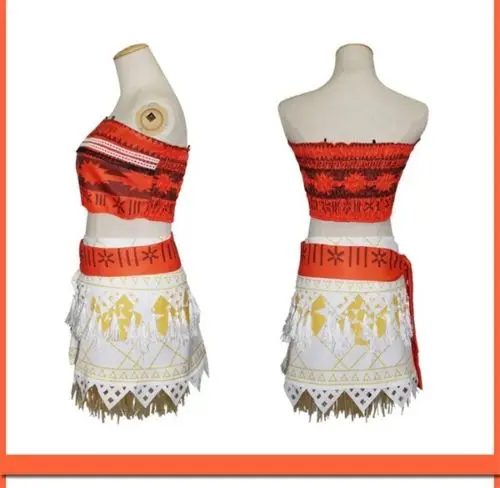 Pudcoco/Новинка Лидер продаж Костюм для маскарада из фильма Моана Аниме Комплект с