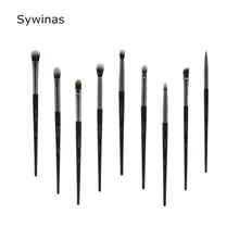 Eyebrow Eyeshadow Brush Set Sywinas 9pcs Blending Eyelash Eyeliner Cosmetics Make Up Kit Professional Eye Makeup Brush Set