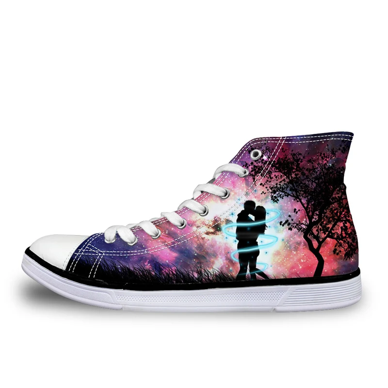 Женская парусиновая обувь WHEREISART повседневная Дизайнерская с высоким берцем и