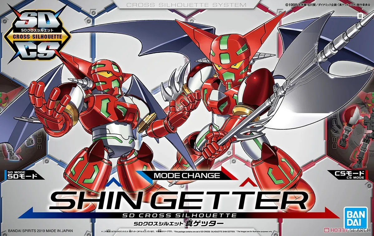 Bandai MAZINGER Z SD BB крест силуэт SHIN GETTER Gundam мобильный костюм Сборная модель наборы экшн
