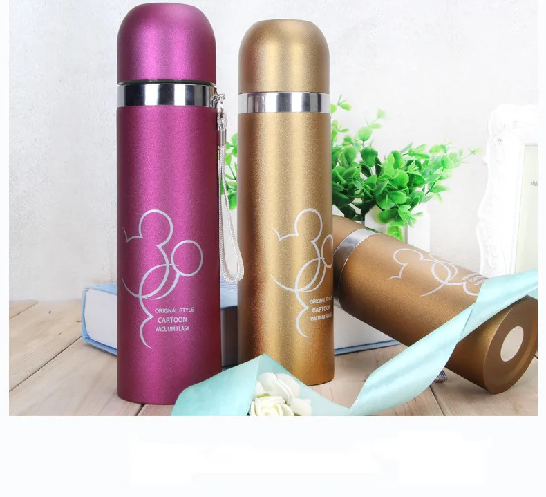 1 шт. термос с Микки Маусом из нержавеющей стали|travel vacuum flask|vacuum flaskgarrafa termica |