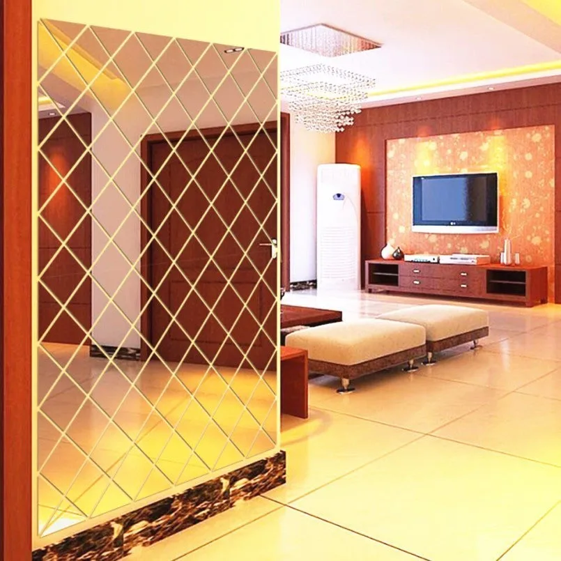 Новые акриловые зеркальные настенные наклейки для детской комнаты декоративные