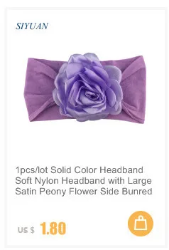 30pcs/lot Summer Style Soft Nylon Elastic Headband with 4.6 inch Grosgrain Ribbon Hair Bow Girl Hairband 35C Available HB089