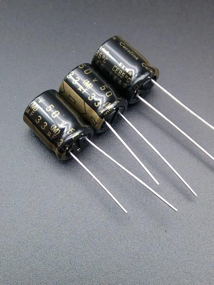 2020 hot sale 10pcs/30pcs ELNA ROA Cerafine 33uF/50V origl genuine audio electrolytic capacitors free shipping