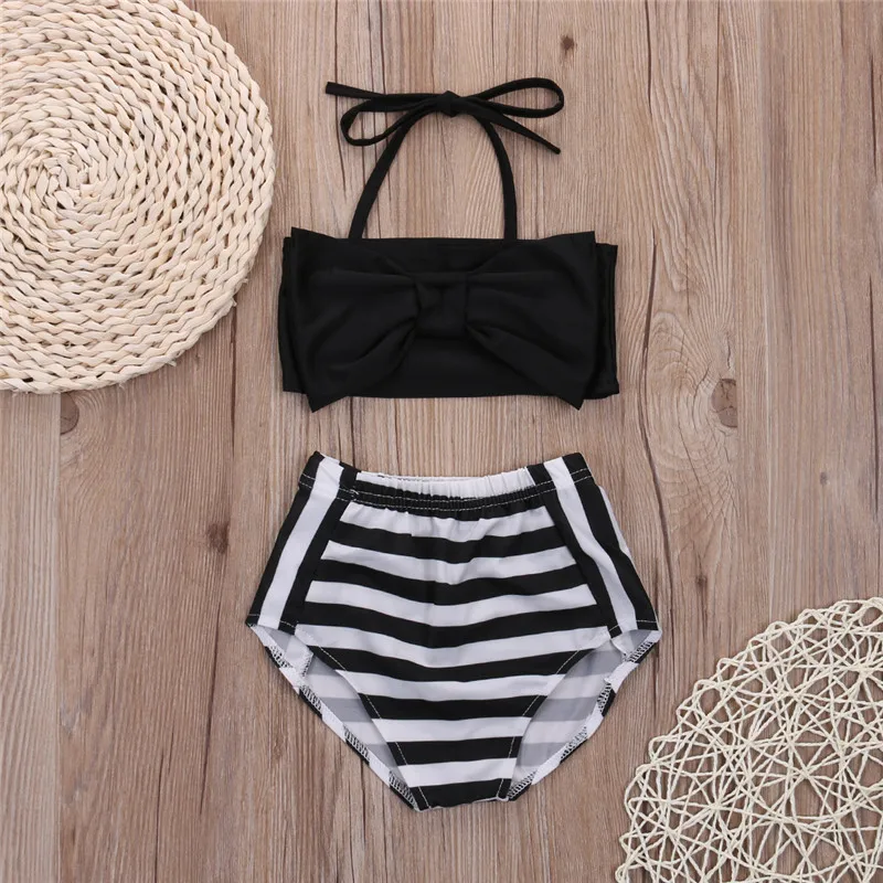 Для маленьких девочек комплект из 2 предметов красивые купальники купальник